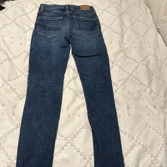 🎉LOWEST PRICE🎉 Next level stretch, American Eagle distressed, skinny jeans. - Picture 7 of 7